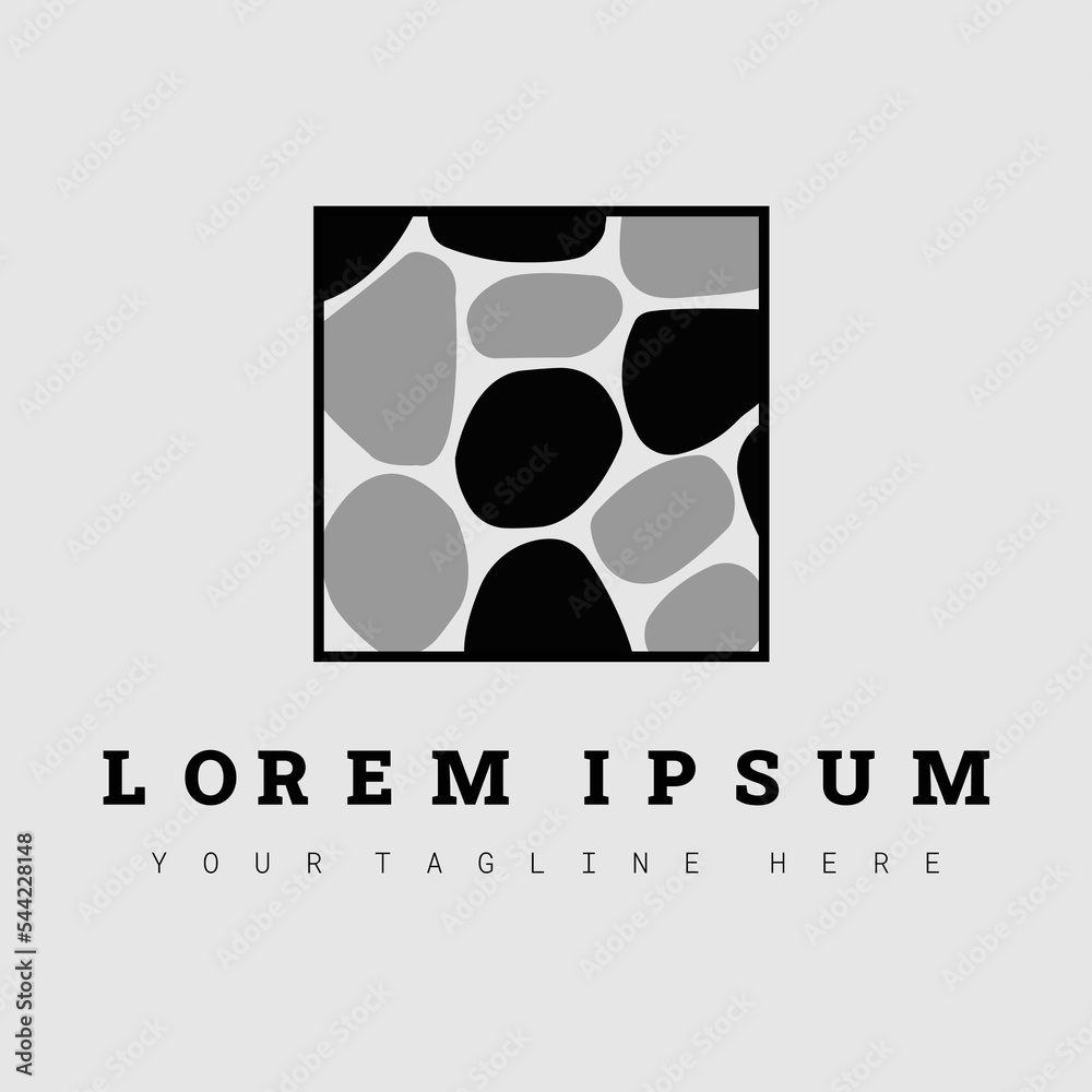 brick stone logo vector illustration design brick stone logo vector illustration design