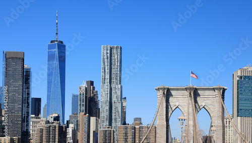 Freedom Tower, World Trade Center, New York City, Lower Manhattan, fountain, basin, water, memorial, travel, autumn, office, tall, tourism, NYC, NY, trees, yellow, deep, group, architecture, art, reme photo