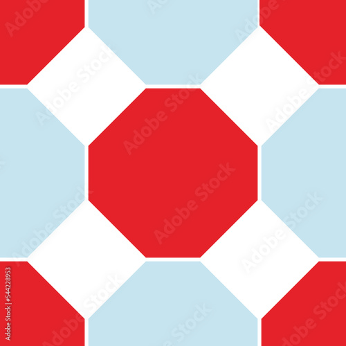 seamless pattern floor tiles parisian design colors