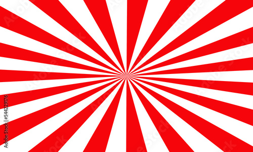 sunbrust red white abstract background