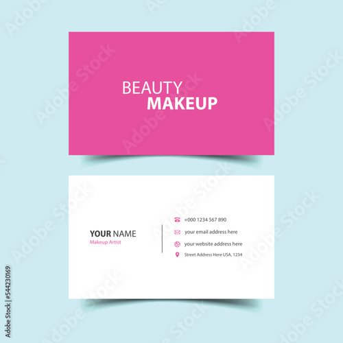 Corporate professional business card design template