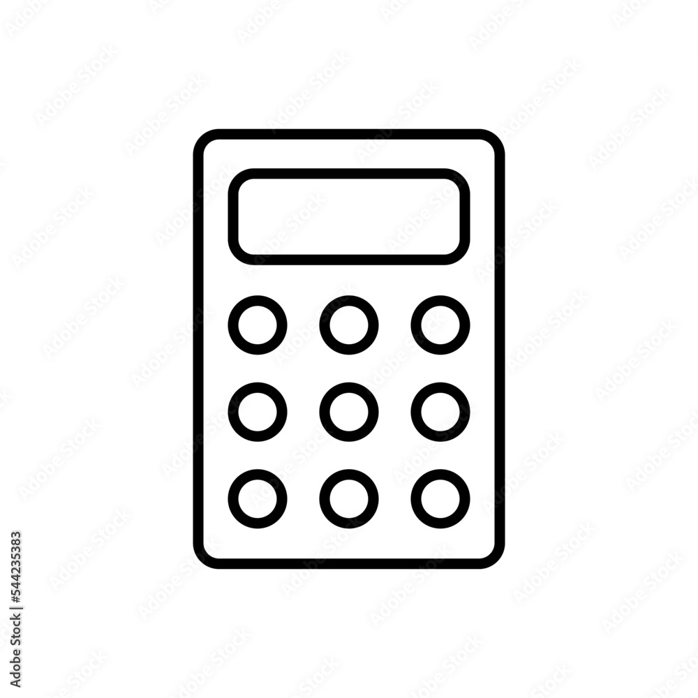 Calculator icon vector design templates Calculator icon vector design templates