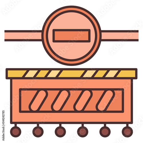 closed borders icon
