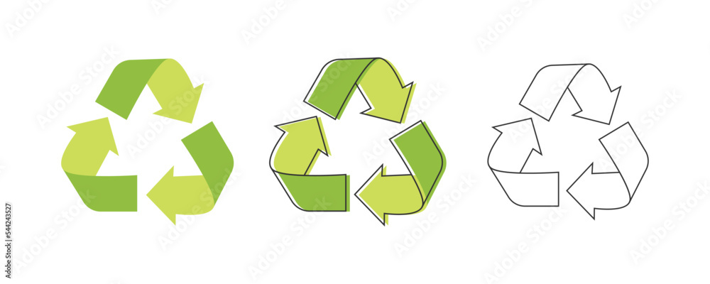Recycle icon symbol vector illustration Recycle icon symbol vector illustration