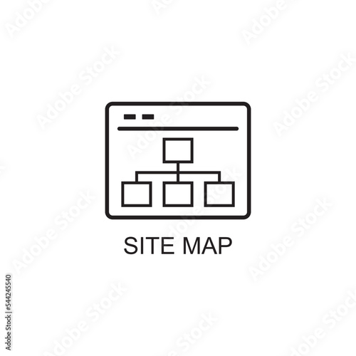site map icon , web icon