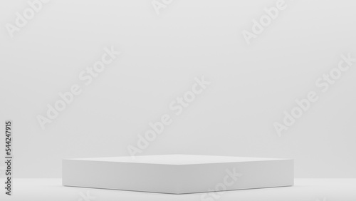 Wallpaper Mural Empty podium Blank product shelf standing backdrop. 3D rendering. Torontodigital.ca