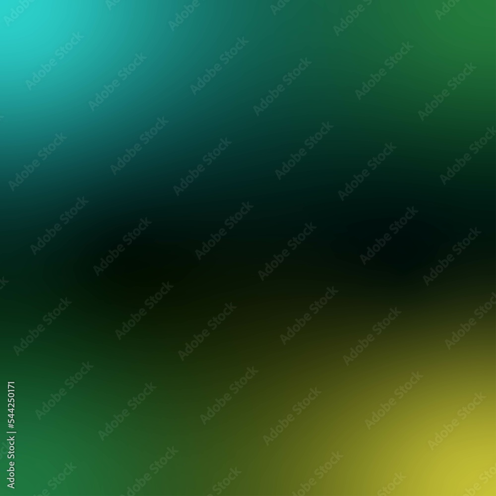 Fototapeta premium Illustration of smooth gradient mesh square background with multiple colors.