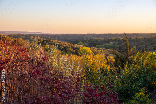 Autumn colors in the Loess Hills of western Iowa photo