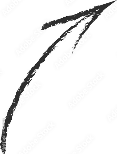 Sketchy arrow chalk marker vector . Chalk style symbols for hand drawn diagrams, mind maps and communication drawings
