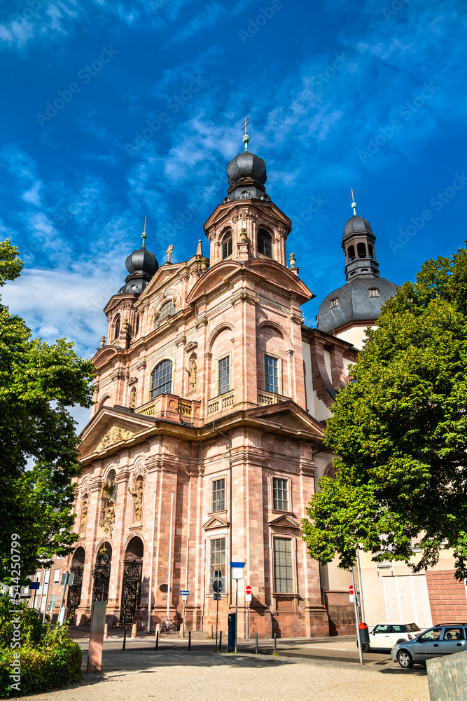 Jesuit Church in Mannheim in Baden-Wuerttemberg, Germany
