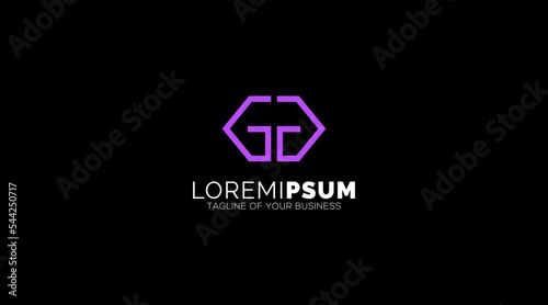 GG, GG, G, G Letters Logo design Abstract Monogram vector