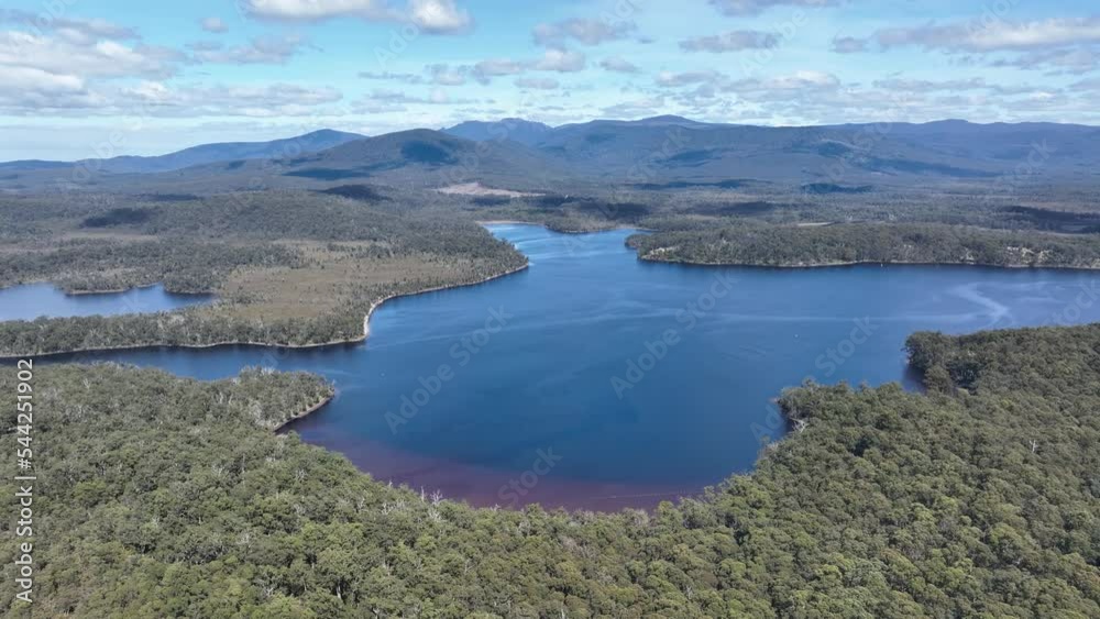 lake and mountains in tasmania australia lake and mountains in tasmania australia