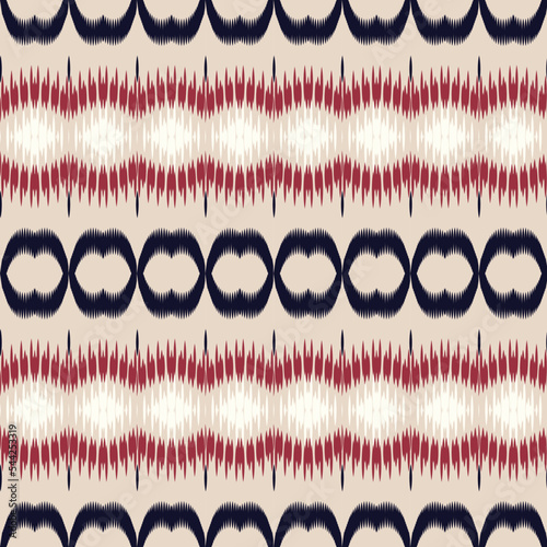 Motif ikat chevron batik textile seamless pattern digital vector design for Print saree Kurti Borneo Fabric border brush symbols swatches stylish