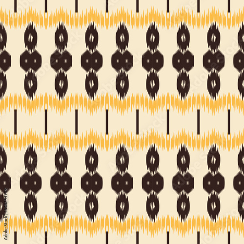 Motif ikat floral batik textile seamless pattern digital vector design for Print saree Kurti Borneo Fabric border brush symbols swatches party wear