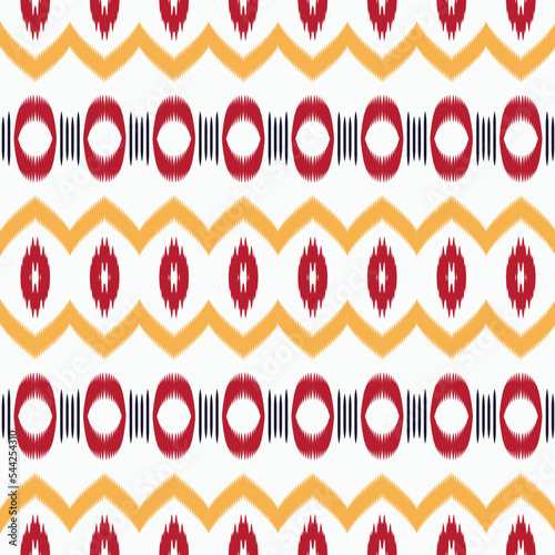 Motif ikat flower batik textile seamless pattern digital vector design for Print saree Kurti Borneo Fabric border brush symbols swatches party wear