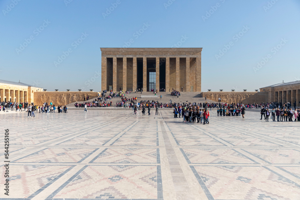 Anitkabir Ankara Turkey November 10 2022 The mausoleum of Mustafa