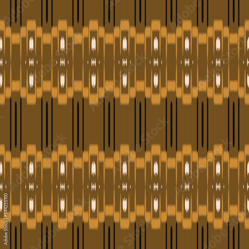 Motif ikat stripe batik textile seamless pattern digital vector design for Print saree Kurti Borneo Fabric border brush symbols swatches stylish