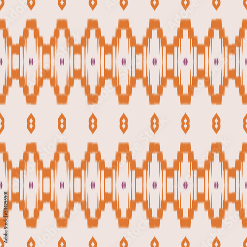 Motif ikat texture batik textile seamless pattern digital vector design for Print saree Kurti Borneo Fabric border brush symbols swatches stylish