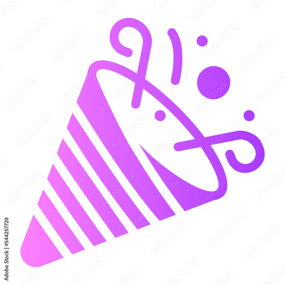 confetti gradient icon confetti gradient icon
