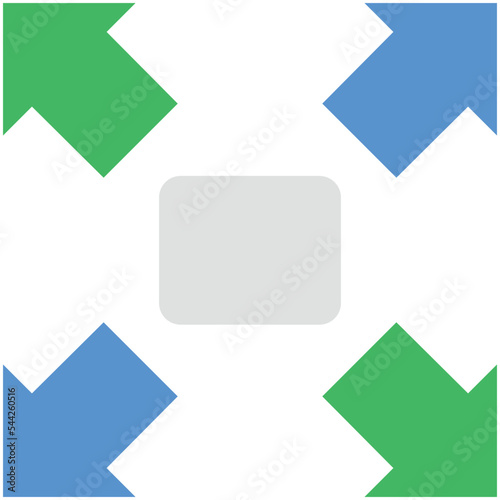 Enlarge Flat Illustration