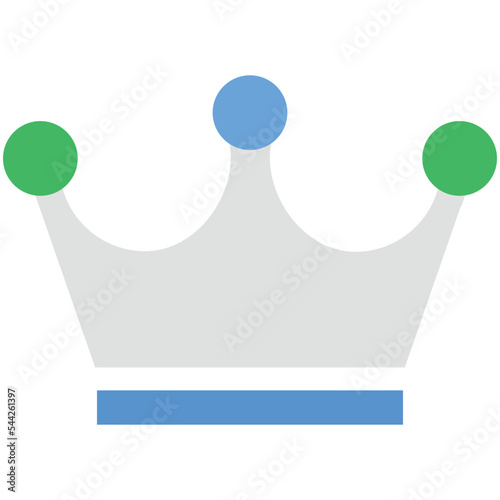 Crown Flat Illustration