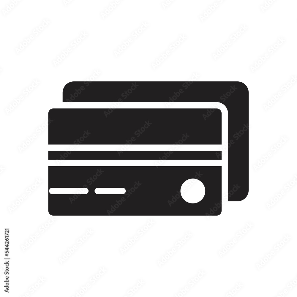 debit and credit card icons, vector design suitable for websites and apps. debit and credit card icons, vector design suitable for websites and apps.