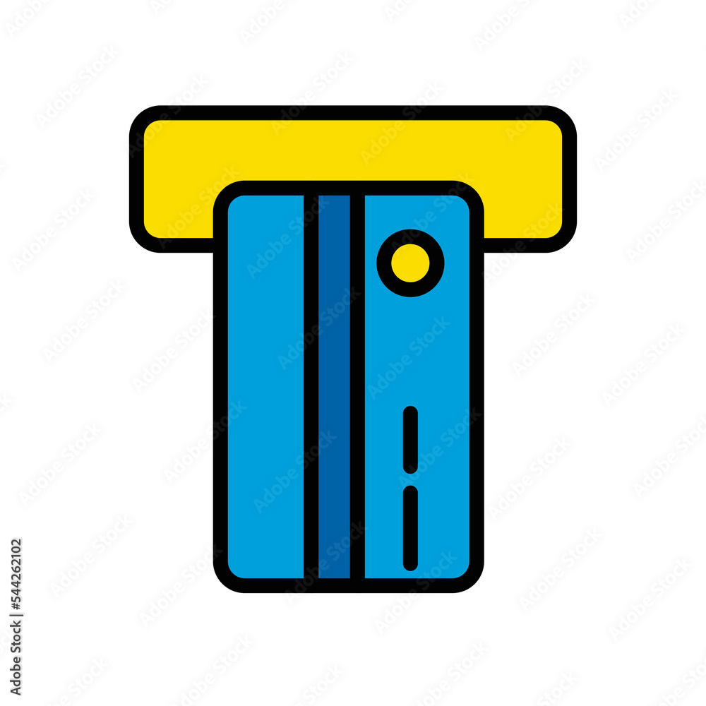 debit and credit card icons, vector design suitable for websites and apps. debit and credit card icons, vector design suitable for websites and apps.