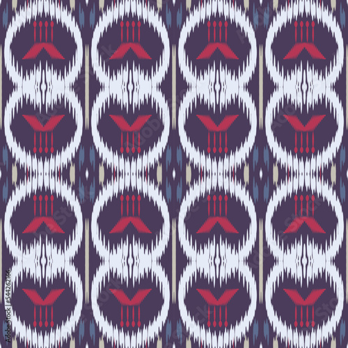 Ethnic ikat designs batik textile seamless pattern digital vector design for Print saree Kurti Borneo Fabric border brush symbols swatches stylish