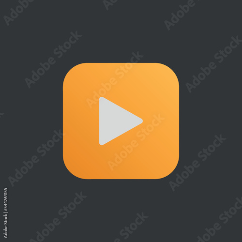 Free Download play video icon for web design and user interface - GFXLoad