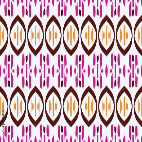 ฺฺBatik Textile Filipino ikat seamless pattern digital vector design for Print saree Kurti Borneo Fabric border brush symbols swatches designer