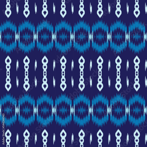 ฺฺBatik Textile ikat print seamless pattern digital vector design for Print saree Kurti Borneo Fabric border brush symbols swatches designer