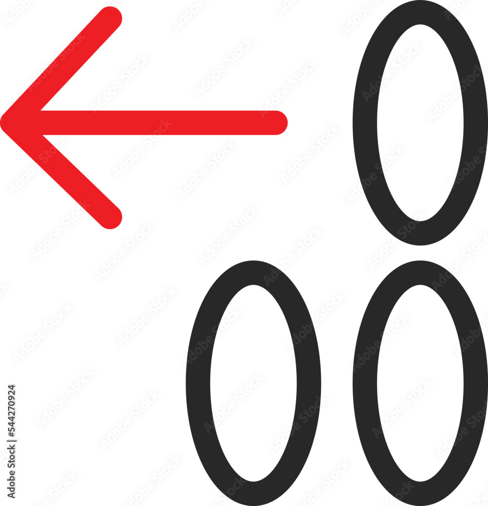 Binary code Vector Icon which is suitable for commercial work and easily modify or edit it
