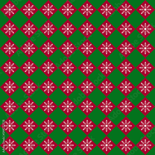Christmas seamless pattern. Vector illustration.