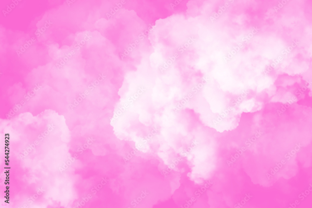 Sky and White Cloud Background
