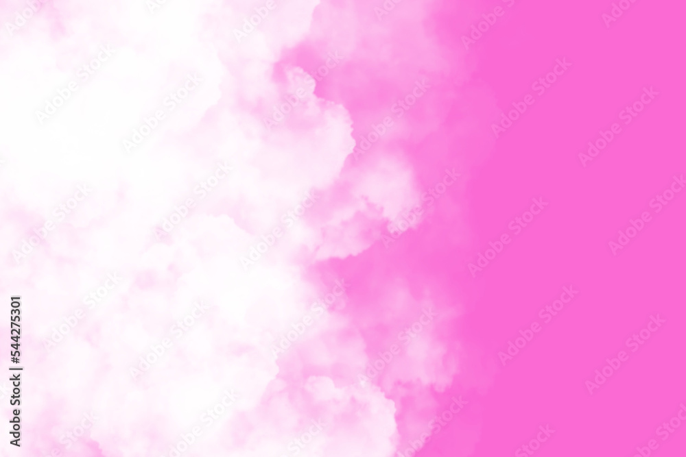 Pink Sky with Beautiful Cloud
