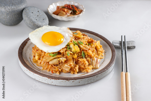 Kimchi Fried Rice or Kimchi Bokkeumbap photo