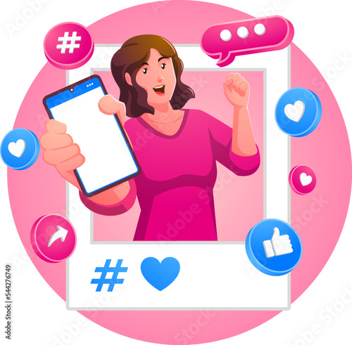 a woman social media influencers get a lot of attention

