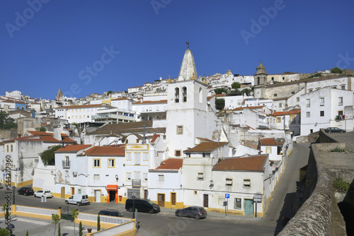 View over the historic center, Elvas, Alentejo, Portugal photo