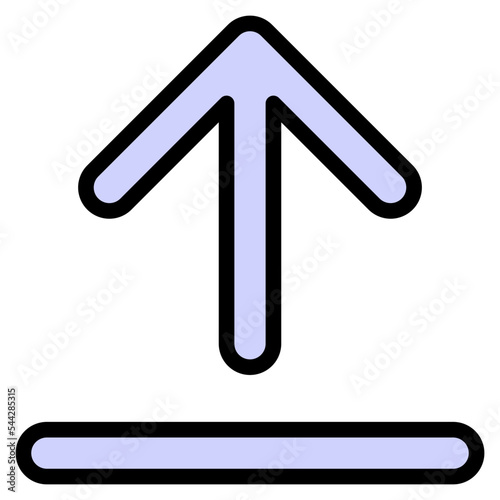 upload arrow interface direction pointer selection icon