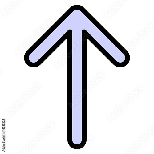 up arrow interface direction pointer selection icon