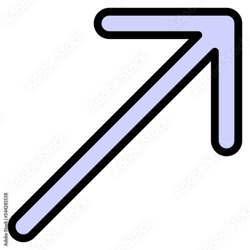 diagonal arrow interface direction pointer selection icon