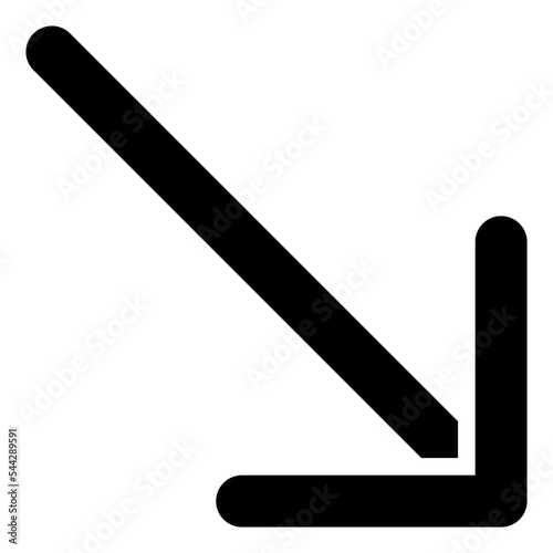 diagonal arrow interface direction pointer selection icon