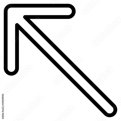 diagonal arrow interface direction pointer selection icon