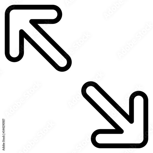 expand arrow interface direction pointer selection icon