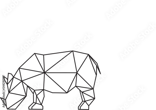 geometric rhino