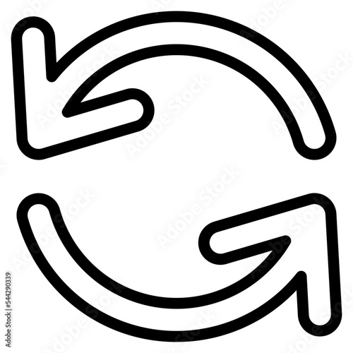 synchronize arrow interface direction pointer selection icon