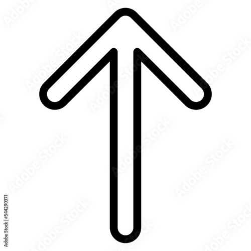 up arrow interface direction pointer selection icon