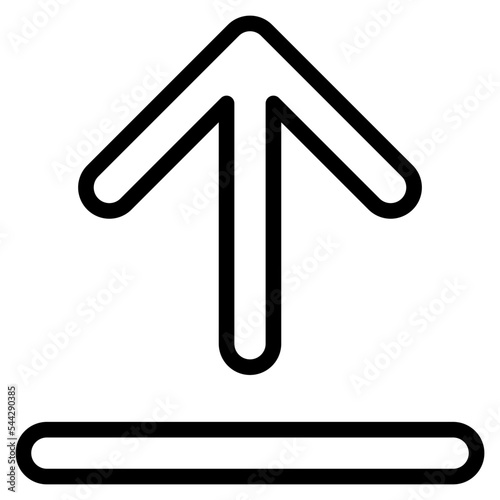 upload arrow interface direction pointer selection icon