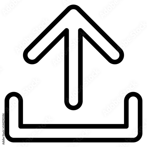 upload arrow interface direction pointer selection icon