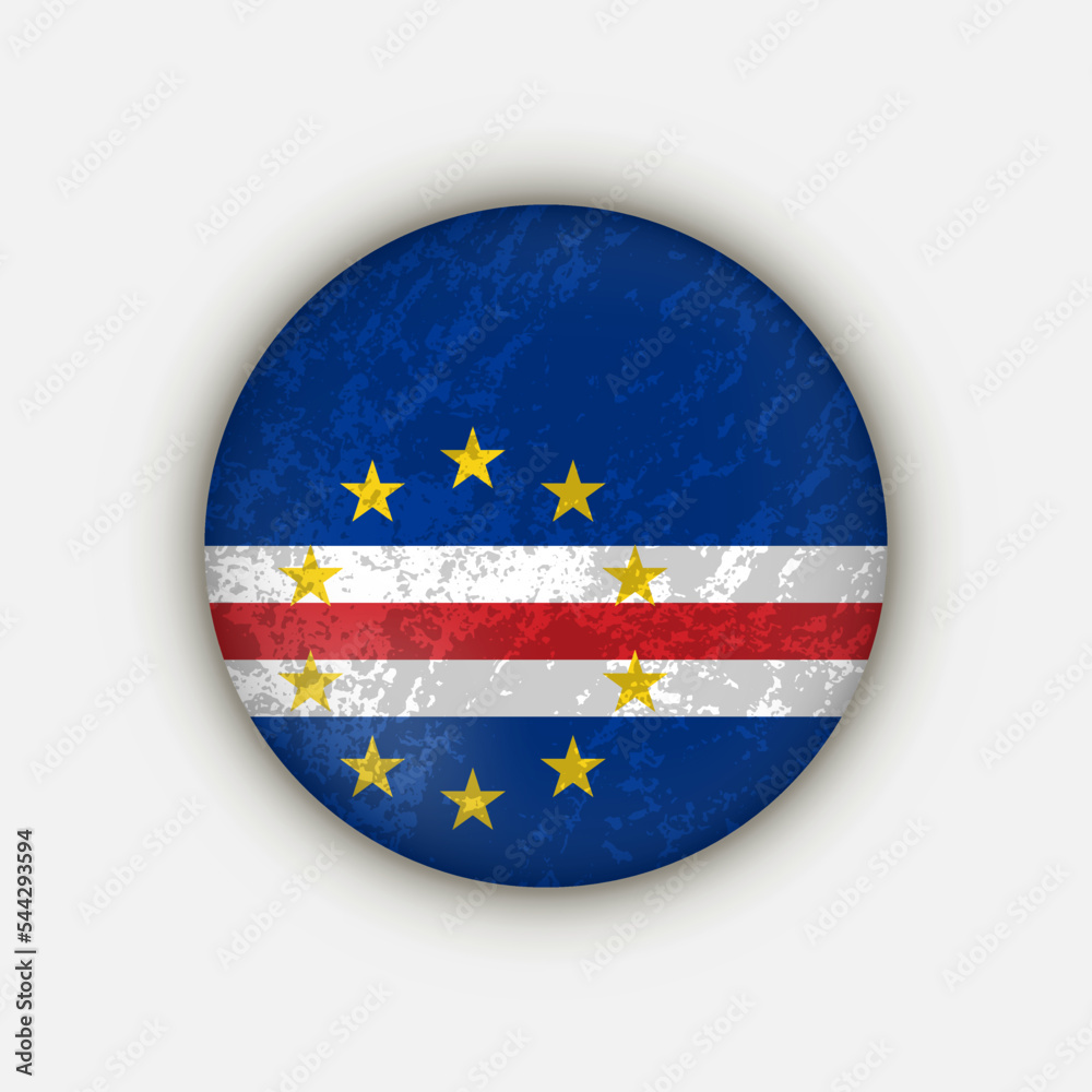 Country Cape Verde. Cape Verde flag. Vector illustration. Country Cape Verde. Cape Verde flag. Vector illustration.